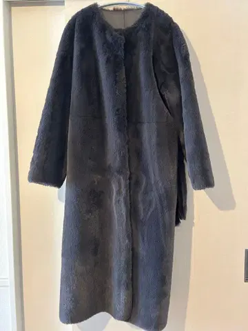 ameri 2WAY SOFT BOA LONG COAT 노카라 코트