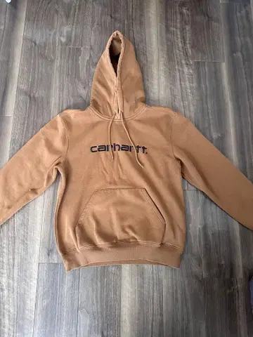 carhartt 후드 부착 후드티 S 브라운