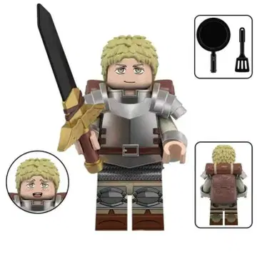 라이오스 미니 피규어 던전밥 검 갑옷 레고 호환