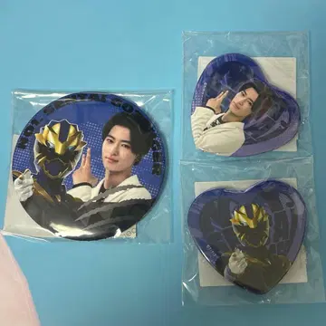 고쥬우쟈 TOS 복권 백야육왕 고쥬우레온 캔뱃지 3점