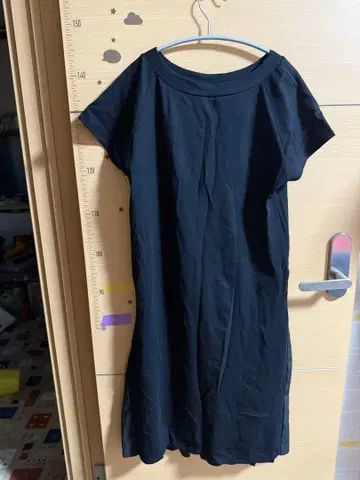 블랙 반팔 티셔츠 원피스 사이즈 38