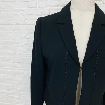 쿠미쿄쿠 누아르 S 노버튼 자켓 블레이드 장식 블랙 [ 1617-39 ]