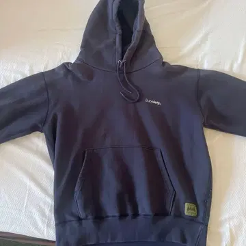 Subciety 네이비 후드 부착 후드티