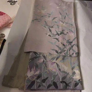 호몬기 꽃 무늬 유선 화려한 기모노