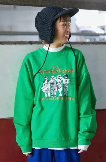 로데오 크라운 와이드보울 맨투맨 WEB 한정판 택 포함 새상품