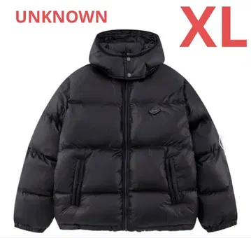[ 미사용 새상품 ] 언노운 다운 자켓 블랙 XL
