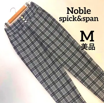 spick&span Noble 체크 무늬 캐주얼 팬츠 일본제 M