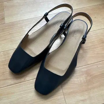 Stilmoda 이탈리아제 네이비 백 스트랩 뮬