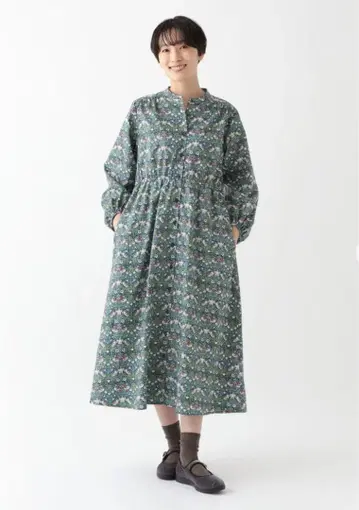 [ 새상품 ] 애프터눈 티 리버티 프린트 원피스