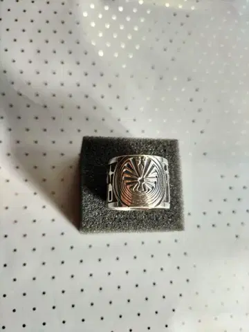 SAAD 실버 925 기하학 패턴 반지