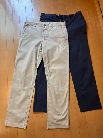 [ 유니클로 ] 슬림핏 치노 팬츠 2종 세트