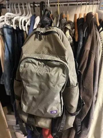 THE NORTH FACE 퍼플 라벨 백팩 카키