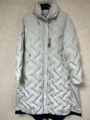 [ 새상품 ] blanco 다운 롱 코트 M 사이즈 아이스 그레이