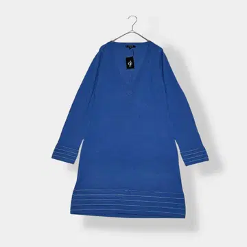 새상품 grande soeur 그랑수르 울 원피스 블루 38