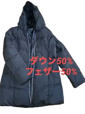 다운 자켓 M 사이즈 블랙 컬러 여성용