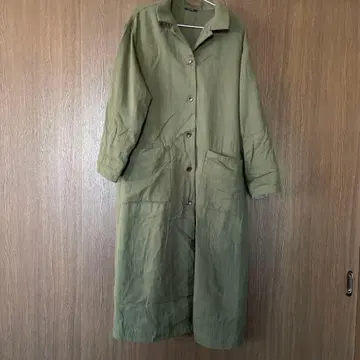 bulbul 카키 셔츠 원피스