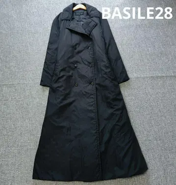 바질레 28 충전솜 트렌치코트 롱 기장 루즈핏 프리 사이즈 봄/가을