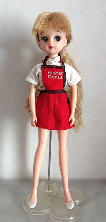 리카짱 미스터도넛 점원 유니폼 빈티지