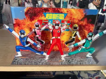 전 슈퍼 전대 전시 한정품 디오라마 아크릴 스탠드 초신성 플래시맨