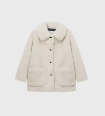 Monoha 아이보리 보아 자켓