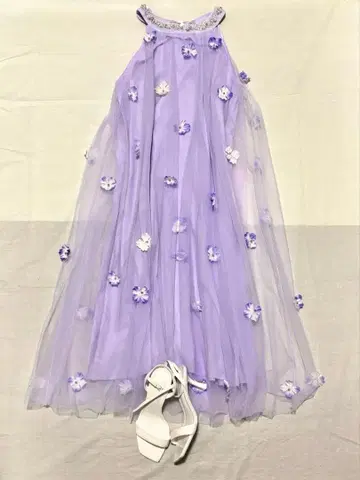 원피스 튤 드레스 리본