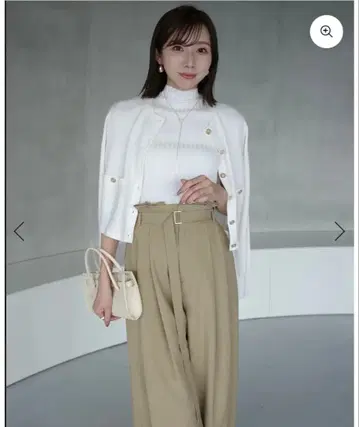 anuans 베이직 울 니트 가디건 IVORY