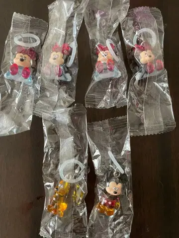 디즈니 캐릭터 마츠모토 세이지 메지루시 액세서리 6개 묶음 판매