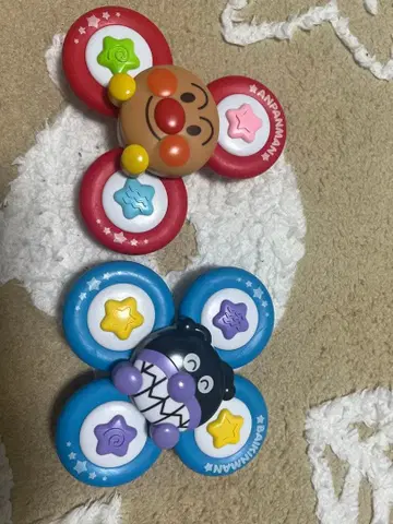 호빵맨 꿈중 집중력 업! 어디든 페타쿠루 육뇌 스피너