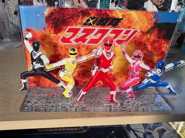 전 슈퍼 전대 전시회 한정품 디오라마 아크릴 스탠드 광전대 마스크맨