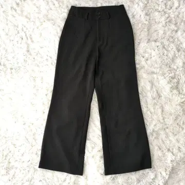 ef-de 블랙 와이드 팬츠