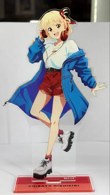 리코리스 리코일 x 타워 레코드 콜라보 치사토 아크릴 스탠드