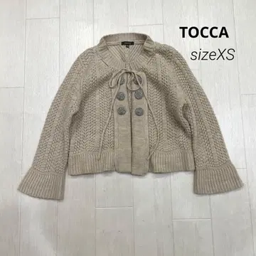 TOCCA 토카 울 100% 니트 가디건 XS