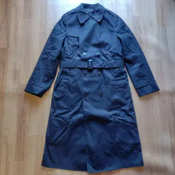 레어 사이즈! 38XL 미군 실물 US N 블랙 트렌치코트 1480