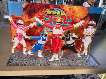 전 슈퍼 전대 전시회 한정품 디오라마 아크릴 스탠드 전격전대 체인지맨