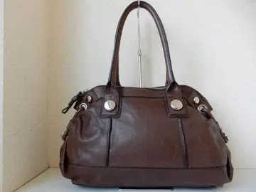 소가죽 바나나리퍼블릭 B5 대응 숄더 OK 핸드백 브라운