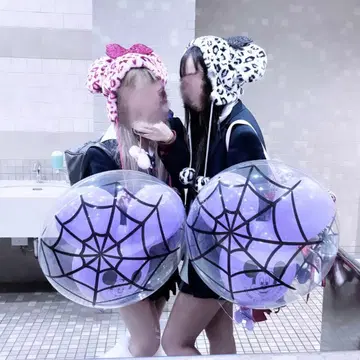 디즈니 레오파드 무늬 팬캡 핑크