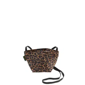 에르베샤 펠리에 보트형 숄더백 XS 레오파드 무늬