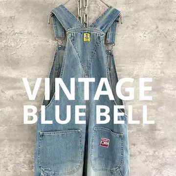 블루벨 랭글러/데님 오버롤/빈티지 복각/L/아메카지 구제 의류