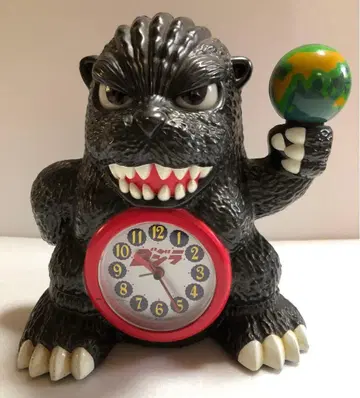 [초레어 빈티지 레어] 고질라 알람 시계 쇼와 레트로