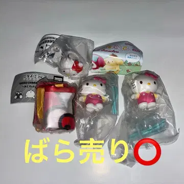 산리오 가챠 키티 스크런치 놀이 캡 가방 패션 반지