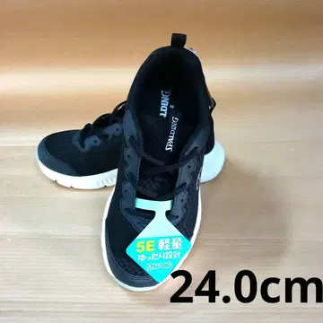 24.0cm 아킬레스 여성용 스니커즈 스펄딩 3750 블랙