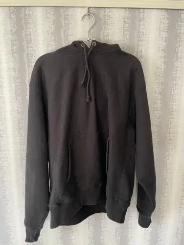 Champion Reverse Weave 후드티 L 블랙