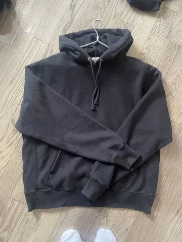 Champion Reverse Weave 후드티 L 블랙