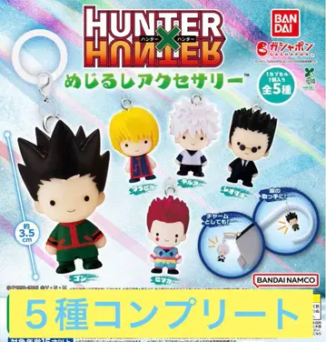 HUNTER x HUNTER 메지루시 액세서리 전 5종 컴플리트 세트