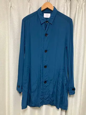 STUDIOUS 파랑 스텐카라 코트 나일론 계열