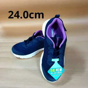 24.0cm 아킬레스 여성용 스니커즈 스펄딩 3750 네이비