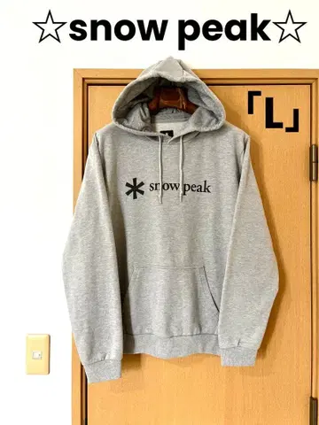 snowpeak 스노우피크 풀오버 후드 맨투맨 / 그레이 L