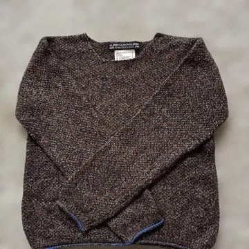 SLOWGUNSLOW 다크 브라운 스웨터