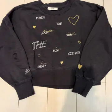 SHIPS 블랙 프린트 맨투맨