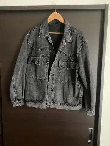 COCA 워시 데님 가공 웨스턴 자켓 남성용 L 사이즈